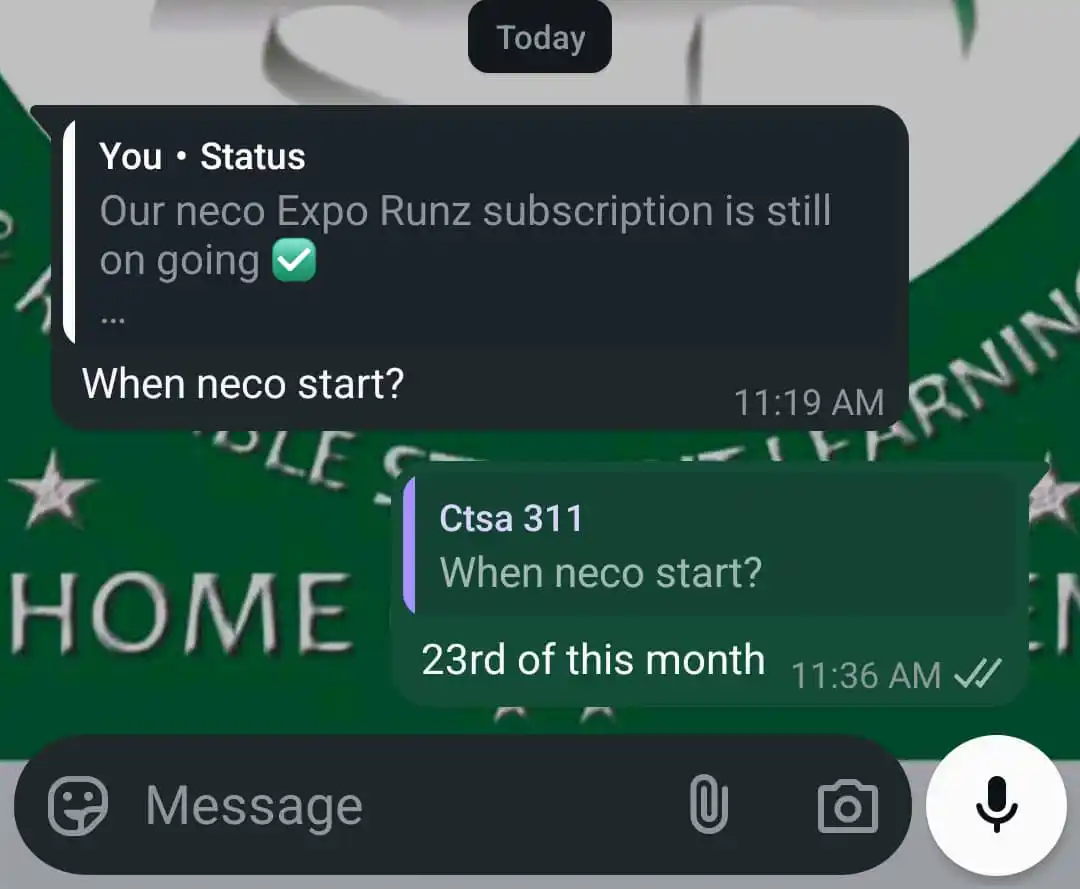 Image from Studentclass.net Hub: *NECO 2025 TIMETABLE* =-=-=-=-=-=-=-=-=-=-=-=-=-=-=-=-= *Do you need ...