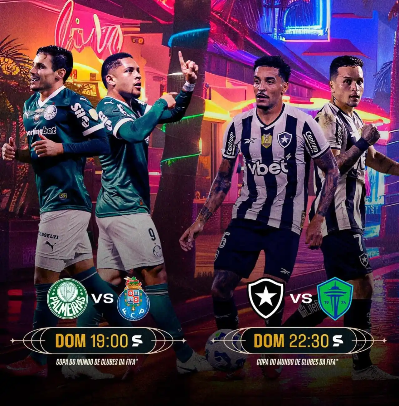 Image from Guia Ctv • TV, Filmes, Séries e Futebol: Neste domingão (15), o *Verdão e o Fogão* vão estrear na *Copa do Mund...