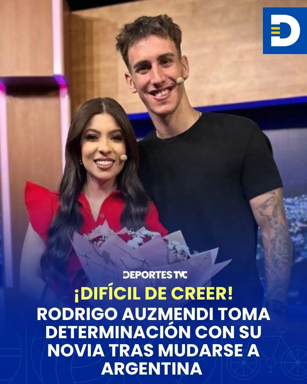 Image from Deportes TVC: ¡No hay marcha atrás!😨🤫 Rodrigo Auzmendi toma decisión con su novia ...