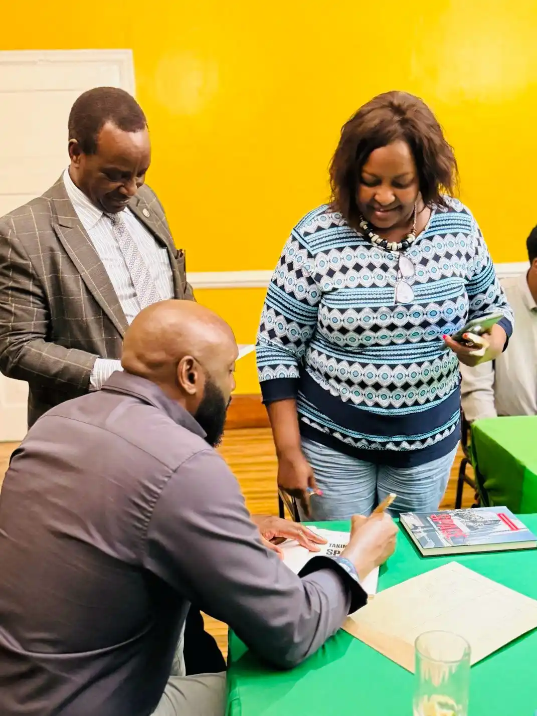Image from Mwenda Thuranira: One of the best parts of being an author is getting to sign books it’s...