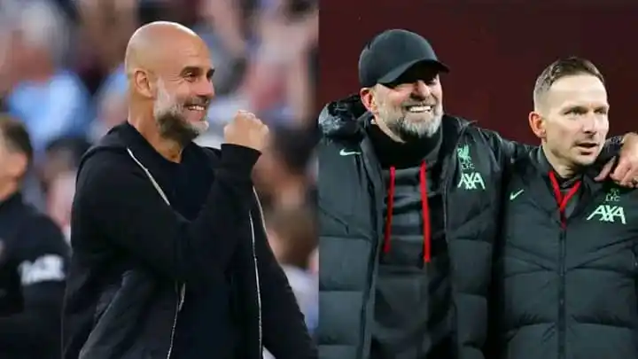 Image from All Sports Updates ⚽⚽⚽: Pep Lijnders called Jurgen Klopp to tell him he had decided to join Ma...
