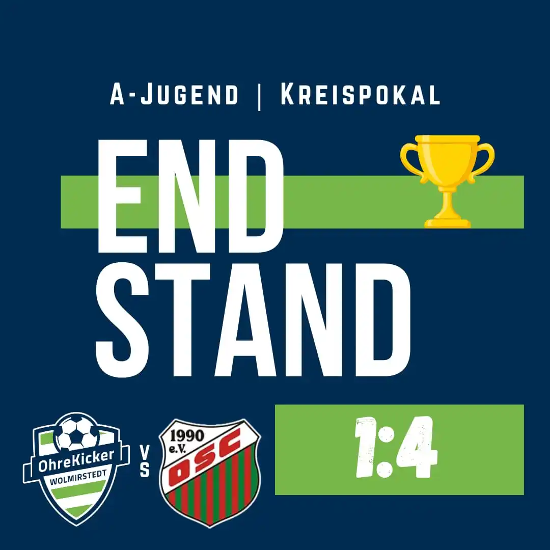 Image from OhreKicker Wolmirstedt e.V.: *+++ A-Jugend wird im Kreispokal zweiter Sieger - E2 gewinnt gegen Kli...