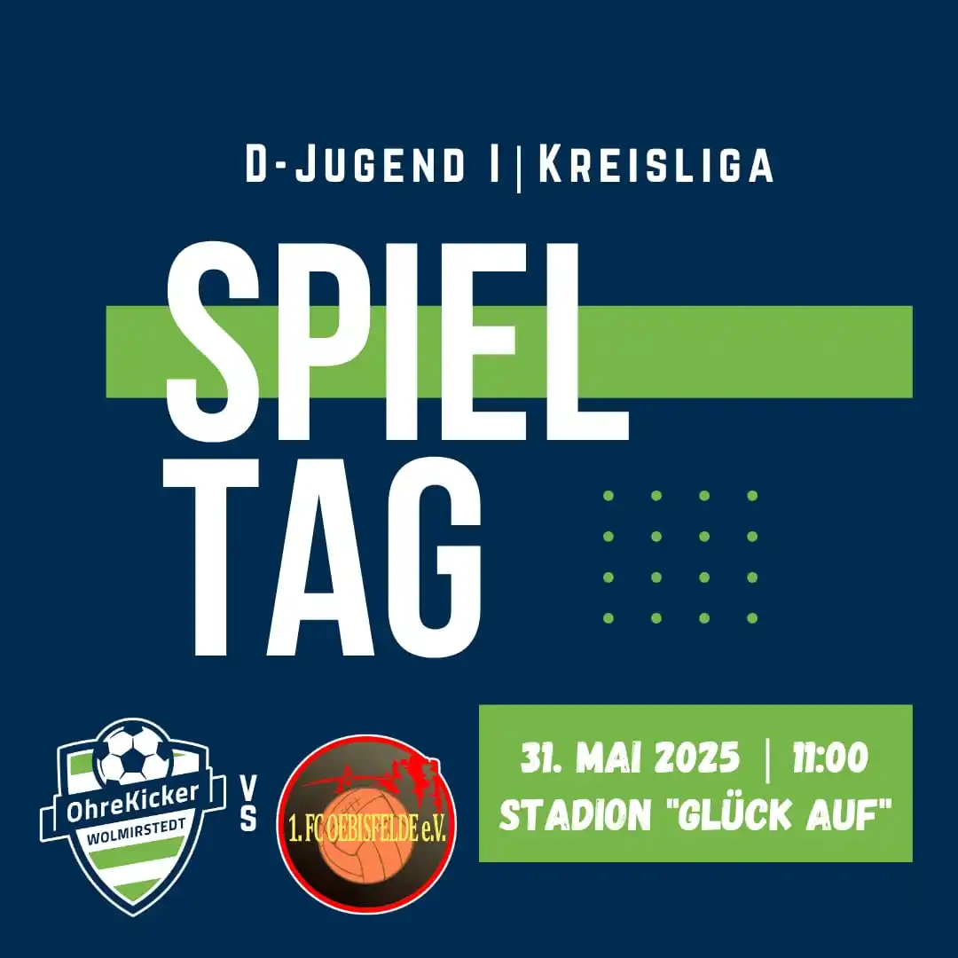 Image from OhreKicker Wolmirstedt e.V.: *+++ Spiele und Turniere am Wochenende +++* Weiter geht es nach dem F...