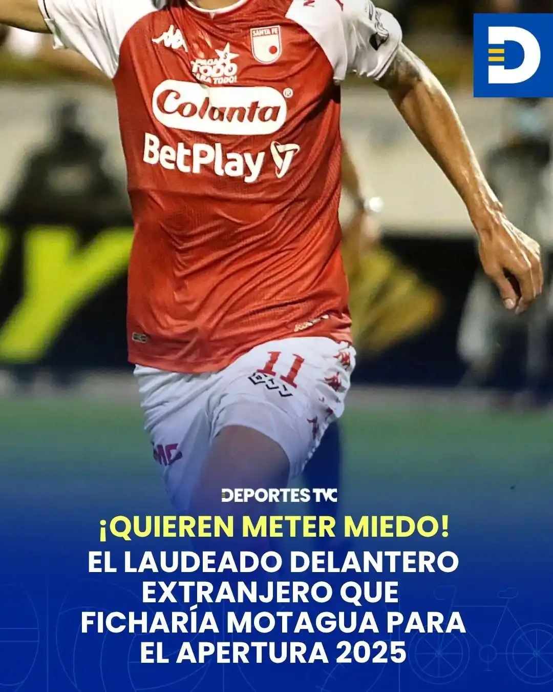 Image from Deportes TVC: ¡Quieren meter miedo! 🚨🦅 Motagua ficharía reconocido delantero argen...