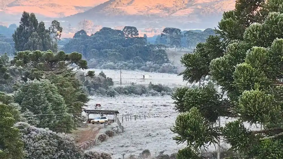 Image from g1: Reforço de ar polar amplia onda de frio e capitais podem ter mínimas a...