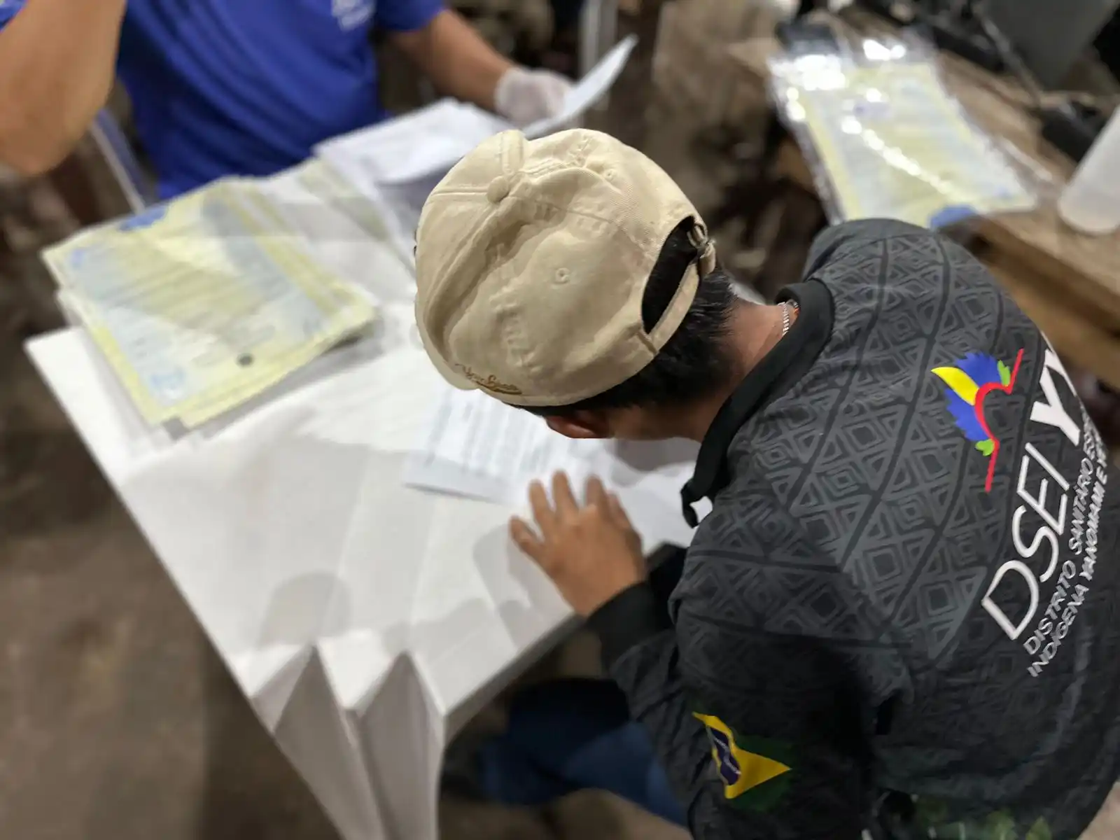 Image from TJRR Notícias: *Registre-se! Mais de mil indígenas Yanomami são atendidos em Surucucu...