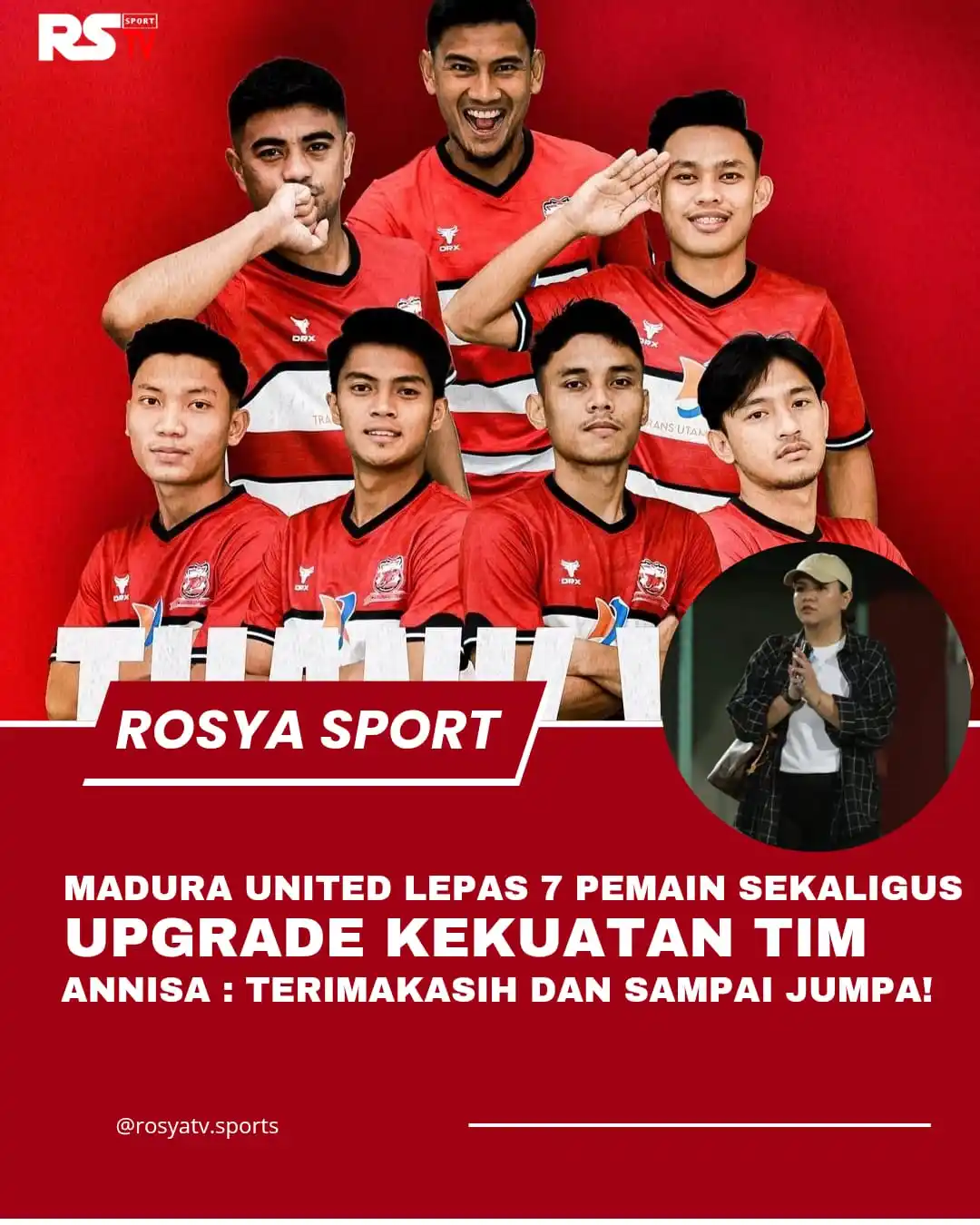 Image from ROSYA TV: Sebagai bagian dari langkah strategis untuk memperkuat tim, manajemen ...