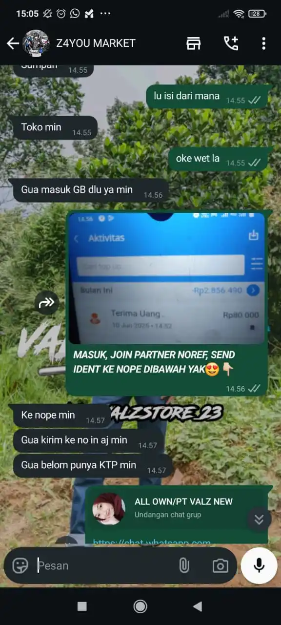 INFO JUAL BELI FF/ML/PUBG/TIKTOK/SALURAN NANA STORE post