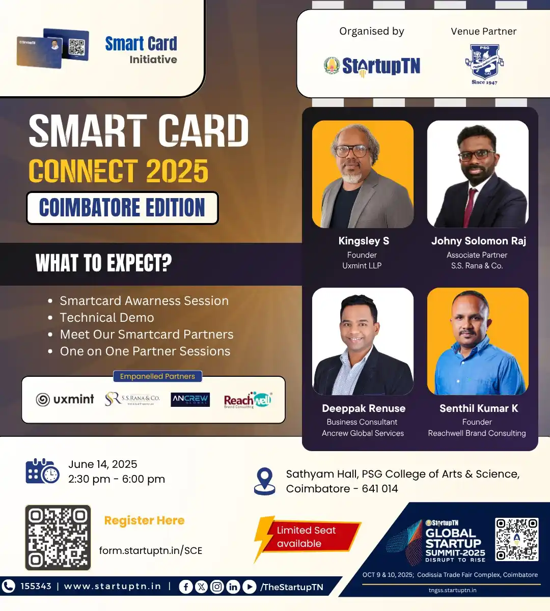 Image from Coimbatore Startup and MSME Network: Smart Card Connect 2025 – Coimbatore Edition: Join us for the Coimbat...