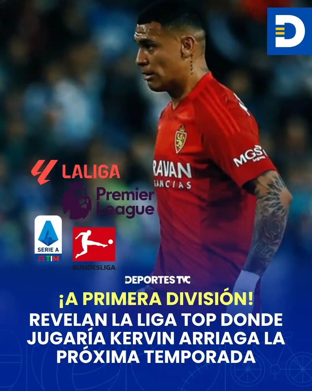 Image from Deportes TVC: ¡Sorpresa!🔥🤩 Este sería el posible destino de Kervin Arriaga: 🔗htt...