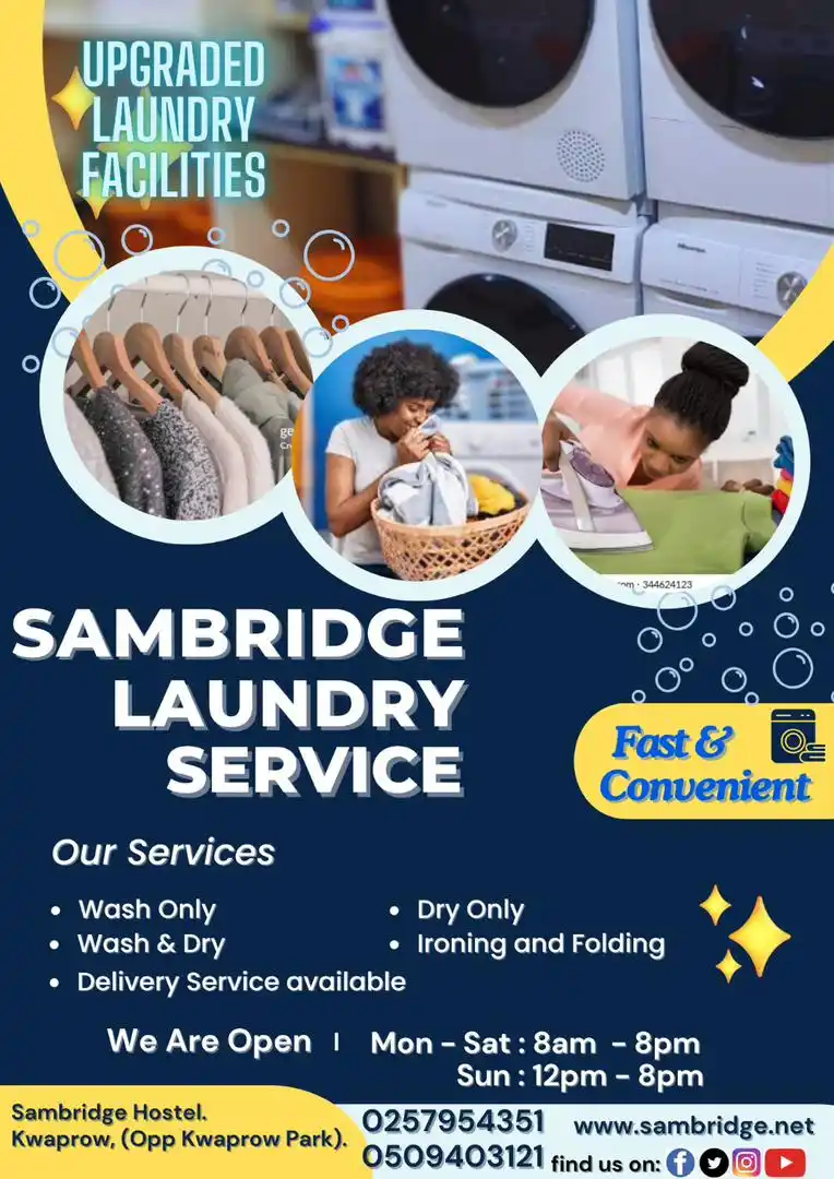 Image from πππ ππ
π
πππππ πππππππ π£π: *π§ΊSparkle Fresh with SAMBRIDGE LAUNDRY!β¨π* _Tired of doing laundry ...