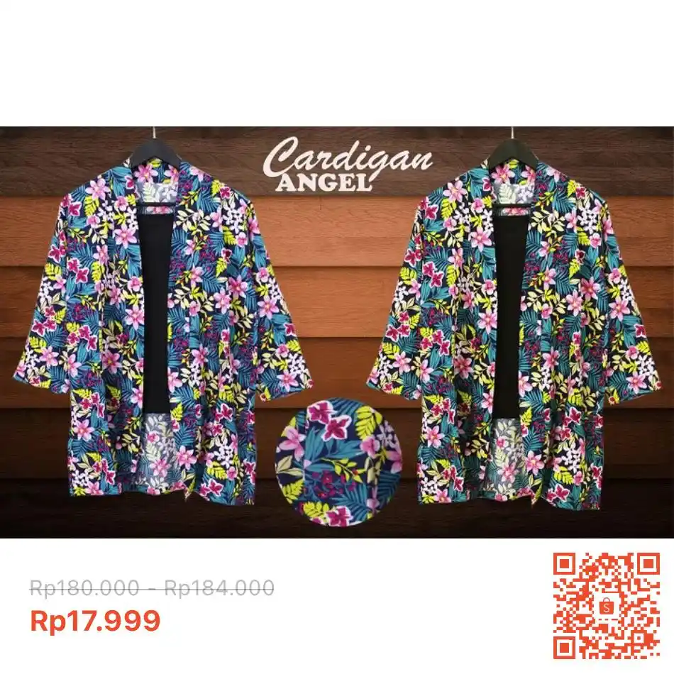 Image from RACUN SHOPEE - HIDDEN GEM - INFO VOUCHER: Temukan FortKlass Cardi Mix Daun Outer Cardigan Monalisa Wanita Premiu...