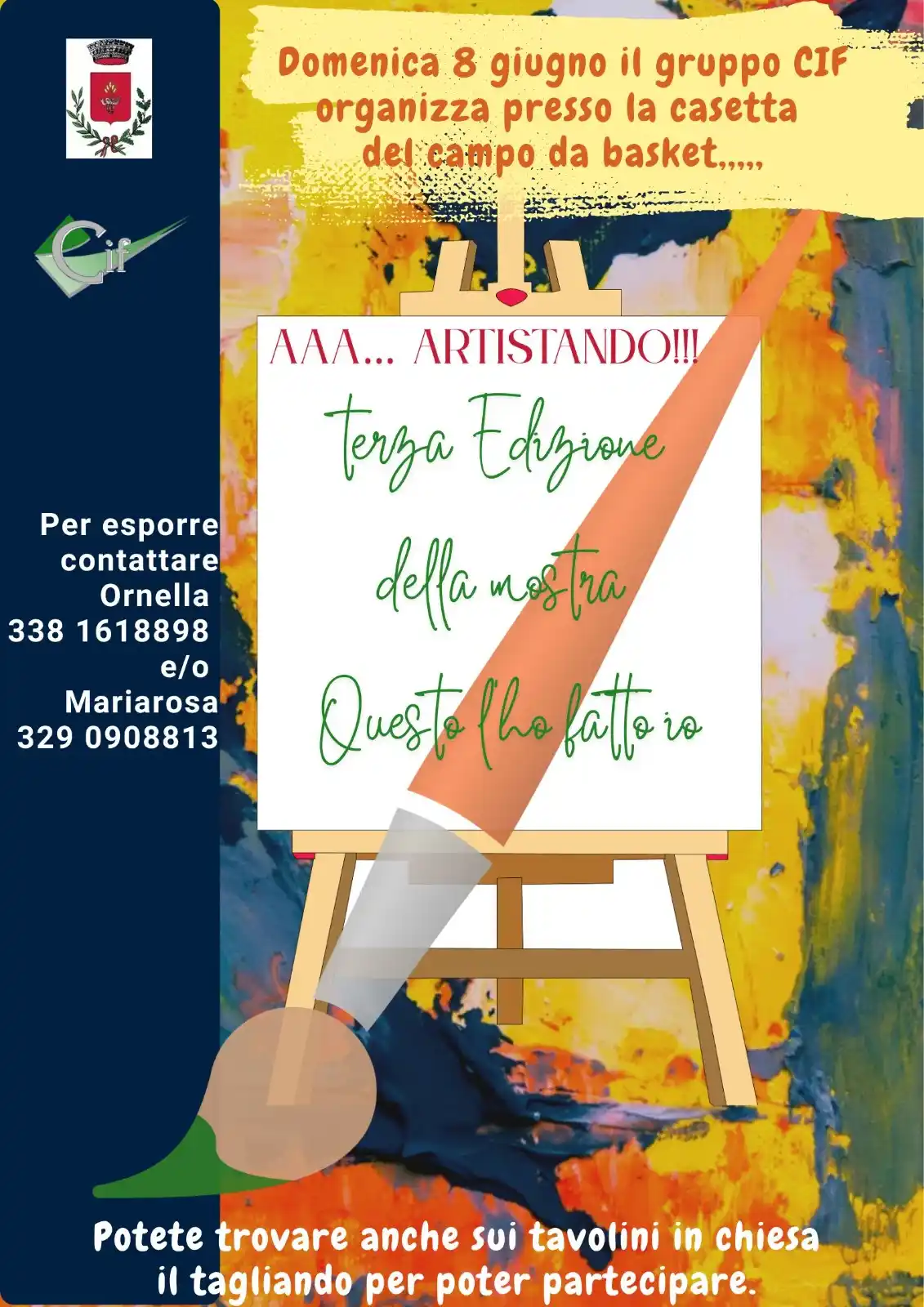 Image from Comune di Grandate Informa: Terza edizione di *AAA...ARTISTANDO!" mostra promossa dal gruppo CIF "...