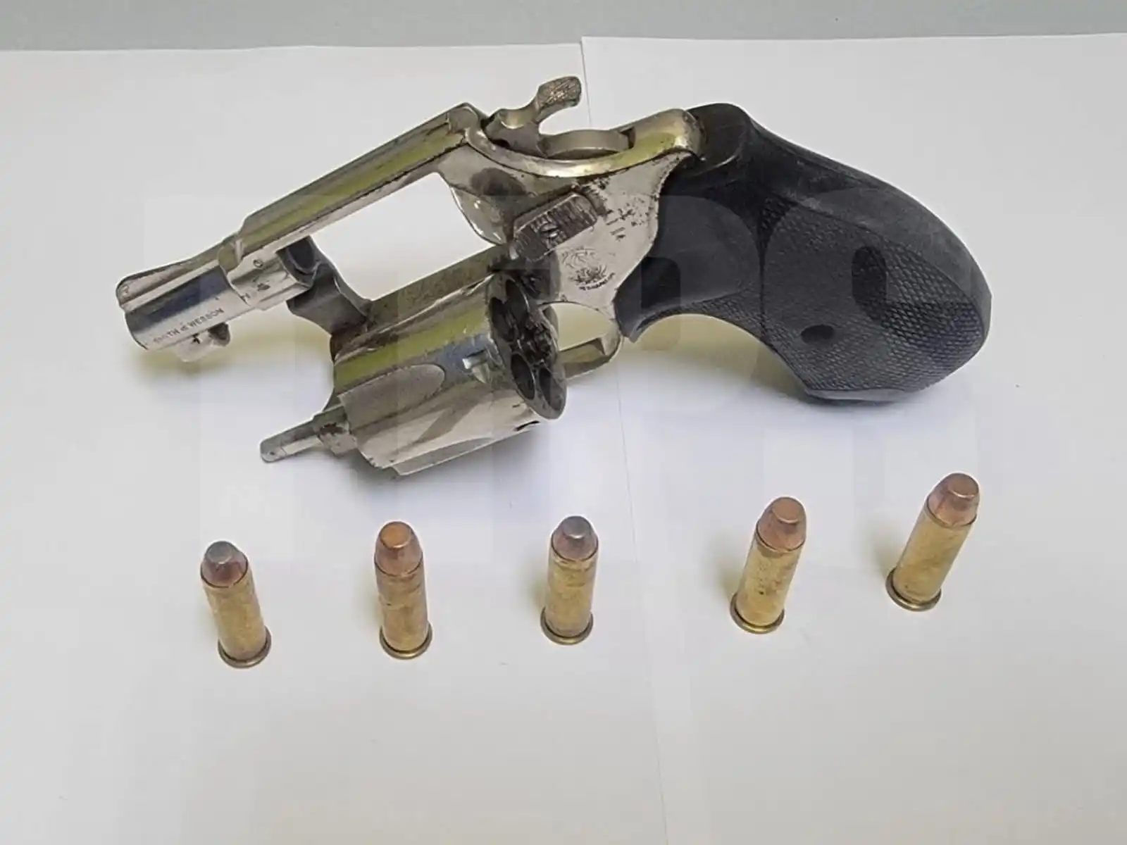 Image from Tringlobe Media Channel: Two firearms and quantities of ammunition and narcotics were seized by...