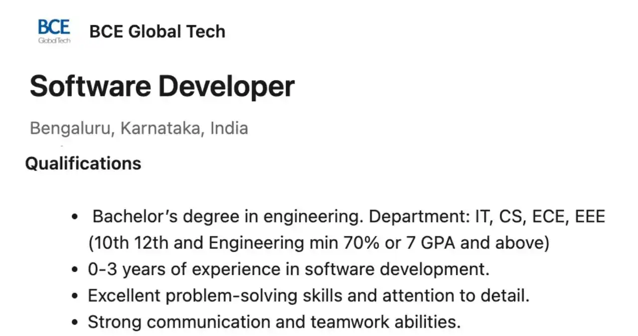 Image from DotAware: Off-Campus Tech Jobs 👨💻: 🚨 URGENT - Dream Job Alert! 🚨 Just found this INSANE Software Devel...