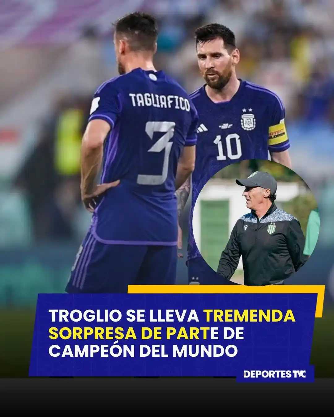 Image from Deportes TVC: ¡VISITA DE LUJO! 😏🤩 Pedro Troglio se lleva tremenda sorpresa de par...