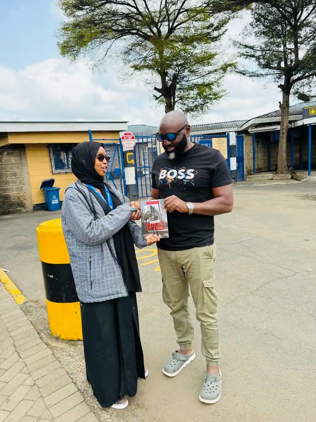 Image from Mwenda Thuranira: While passing through Wilson Airport, I had the unexpected pleasure of...