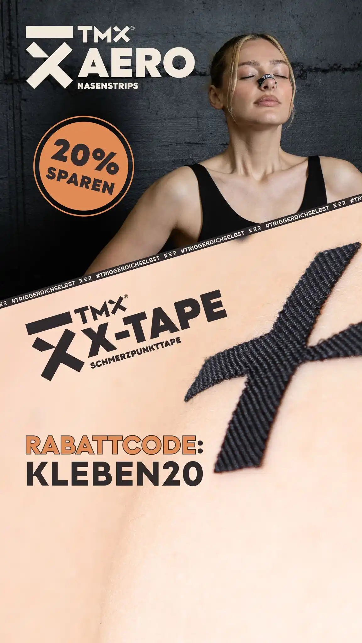 Image from TMX® | Die Trigger Company 🚀: Wir kleben weiter! 🔥 Die *TMX® X-TAPE SCHMERZPUNKT-TAPES* und die *T...