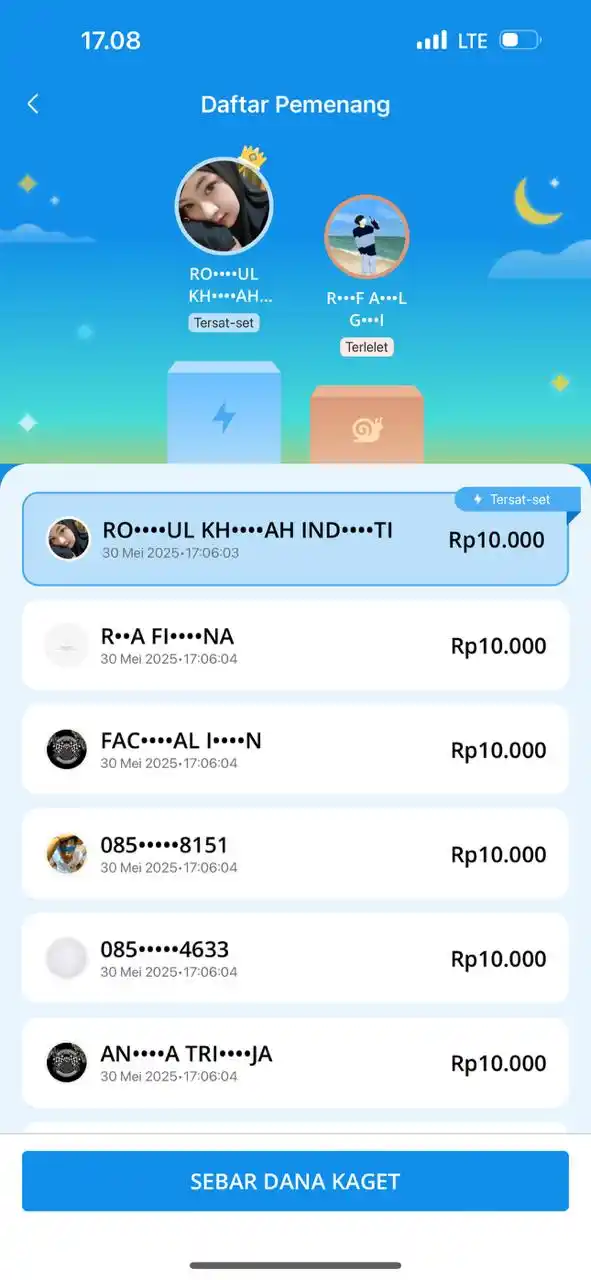 KLAIM SALDO DANA KAGET SETIAP JAM post