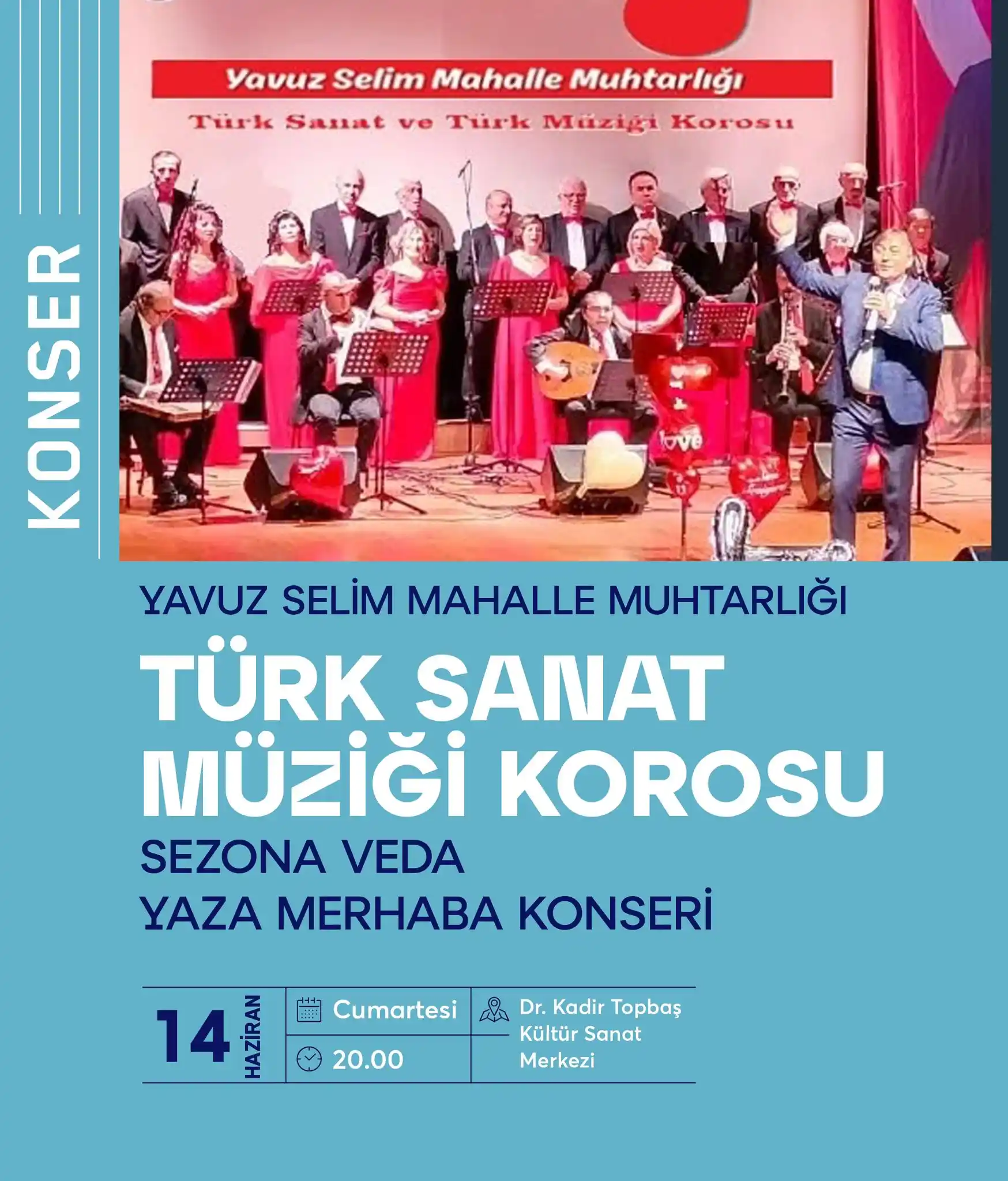 Image from Esenler Kültür Sanat: Yavuz Selim Mahalle Muhtarlığı Türk Sanat Müziği Korosu, birbirinden g...