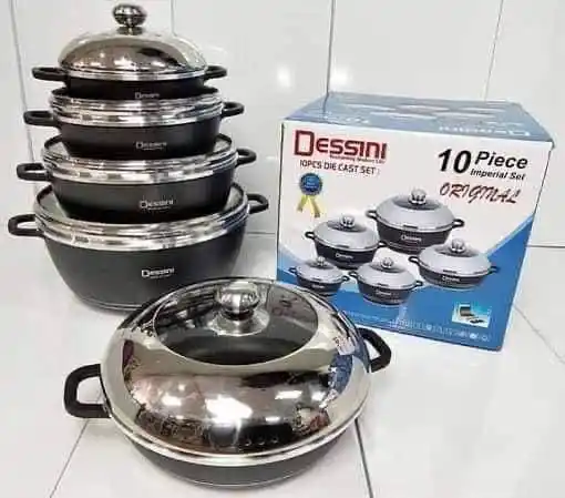 Image from Nicky Wholesalers Channel Group : *10pc Dessin pots $65*...