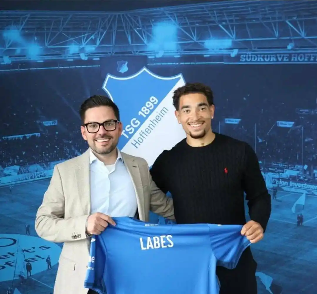 Image from OMG Sports Updates: 21-year-old German-born forward of Ghanaian descent, BEN OPOKU LABES🇩...