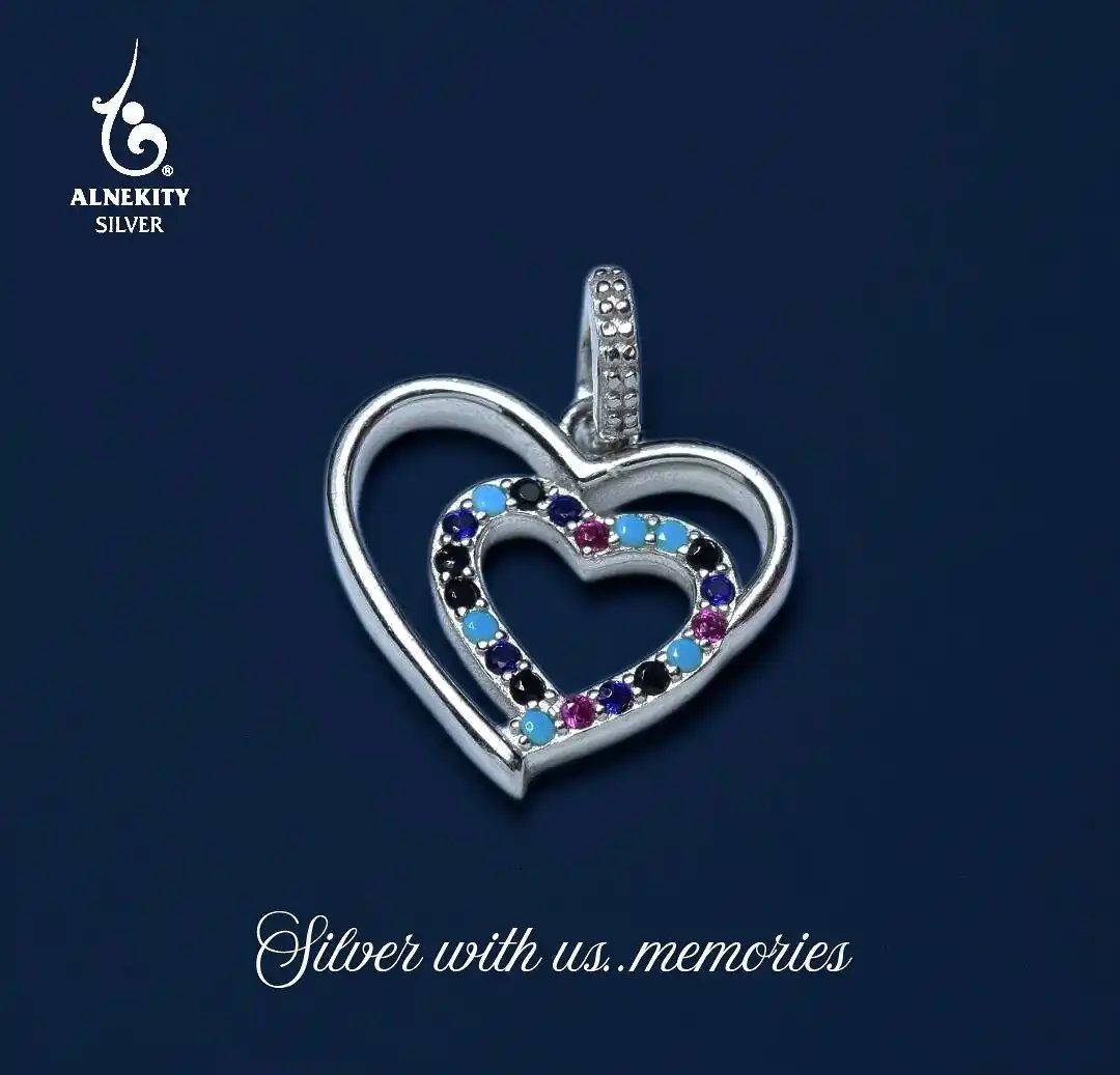 Image from Alnekity Silver: A simple pendant to complete your Eid look with a touch of grace🫶🏻 ...