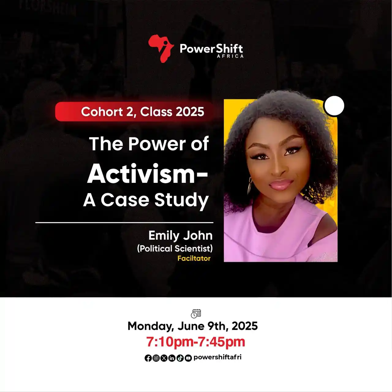 Image from Power Shift Africa ✅: ✨ Activism isn’t just passion — it’s power in action. Join us for an ...