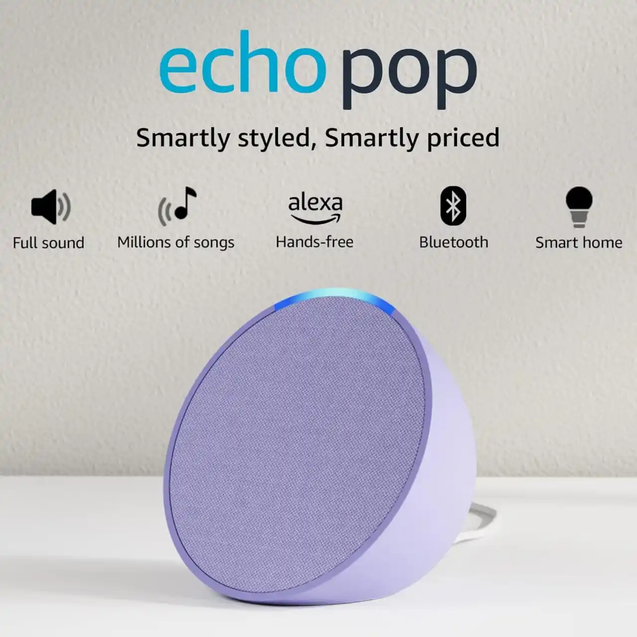 Image from ProLooterz Shopping Deals: Amazon Echo Pop| Smart speaker with Alexa and Bluetooth| Loud sound, b...