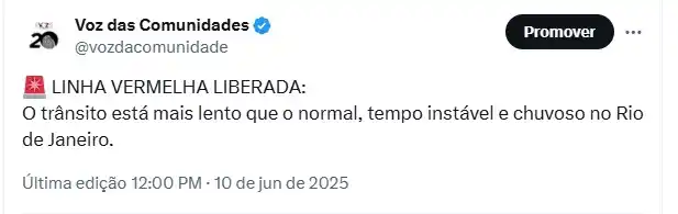 Voz das Comunidades post