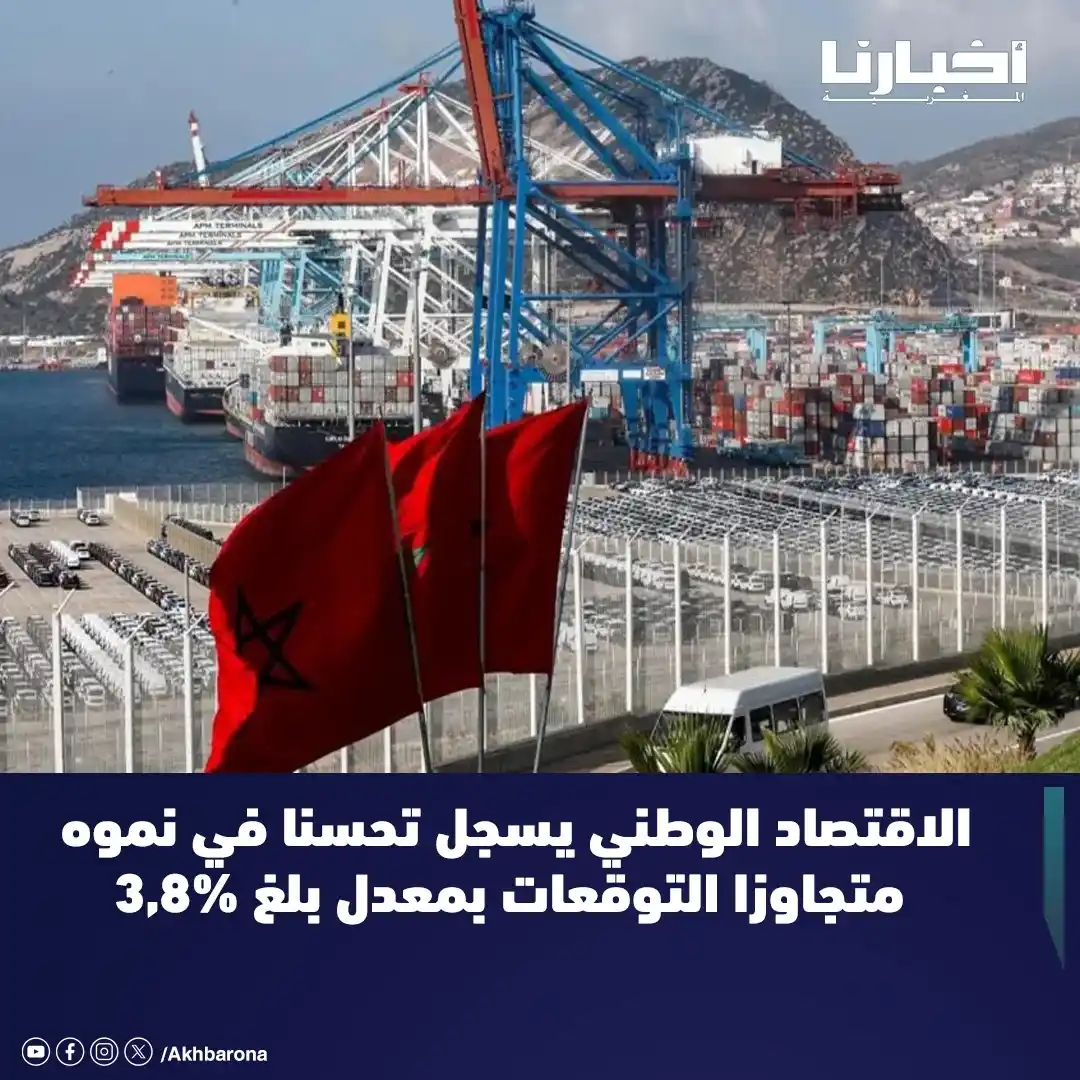 Image from Akhbarona - أخبارنا: أظهرت نتائج الحسابات الوطنية لسنة 2024 بتسجيل نمو الاقتصادي الوطني تحس...