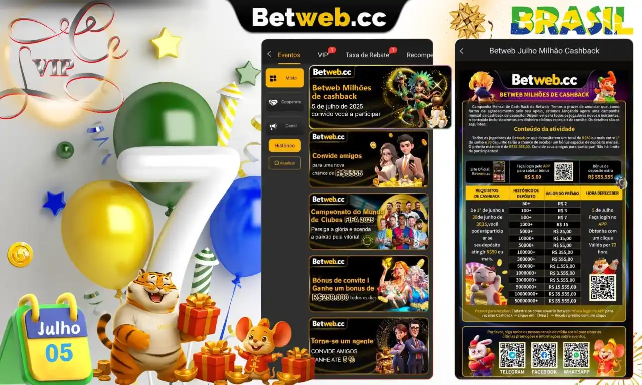 Image from Betweb.com | Canal Oficial ®️: 🇧🇷BETWEB - COMUNICADO OFICIAL DE BENEFÍCIOS 🗓 🎰 BETWEB.CC| Líder d...