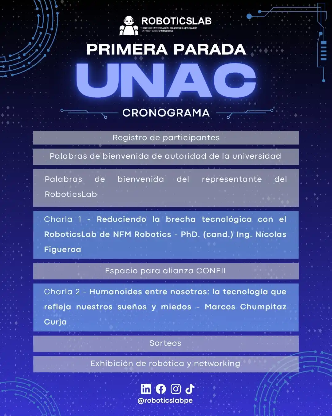 Image from RoboticsLab: ¡Comienza el RoboticsLab Tour 2025! 🤖 📍 Primera parada: Universidad...