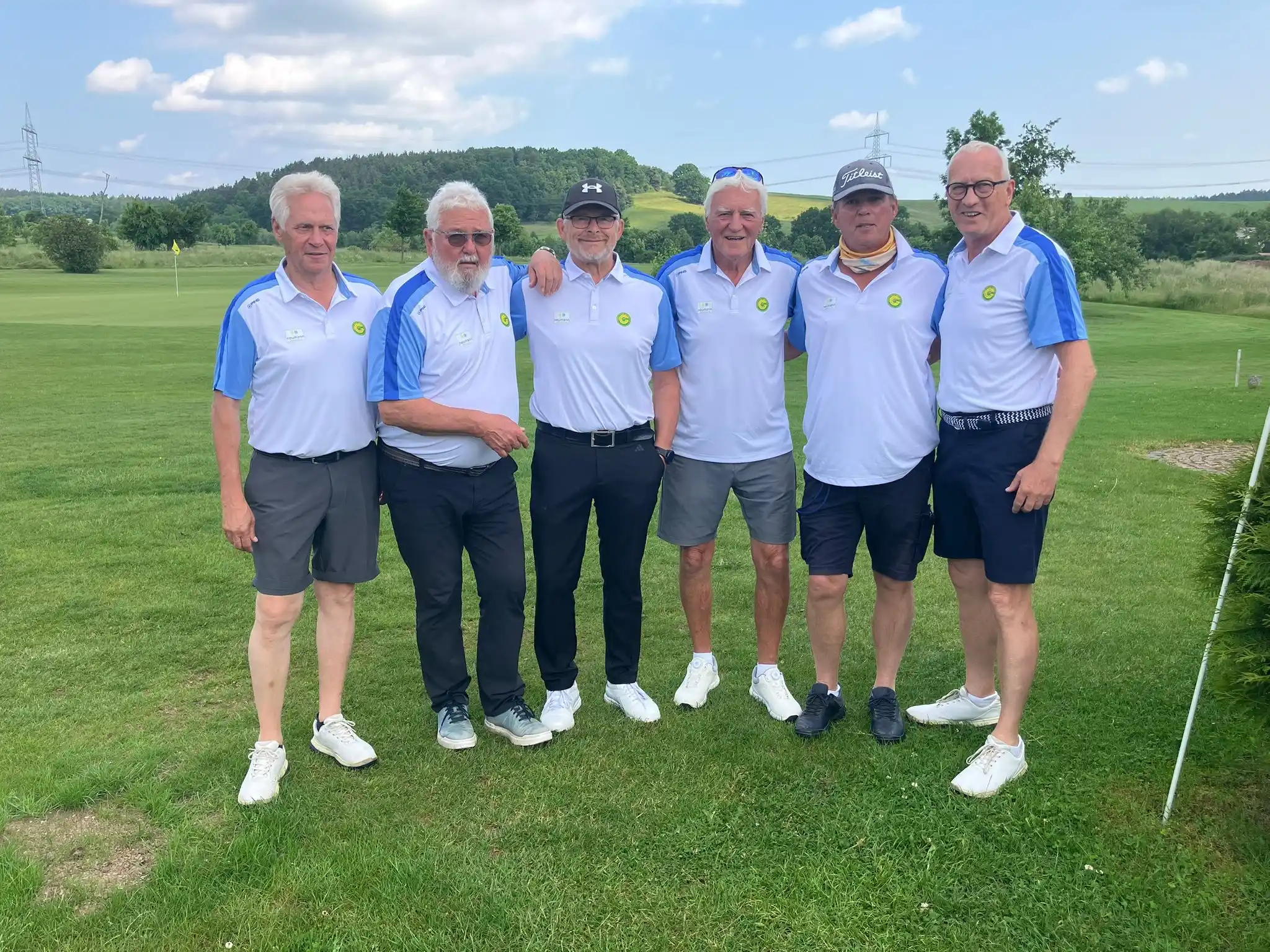Image from Golf Club Erfurt: Die AK 65 Mannschaft am 1. Tag der Mannschaftsmeisterschaften 2025 zei...