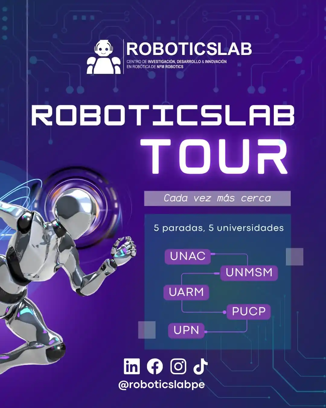Image from RoboticsLab: 🚀 El RoboticsLab Tour ya está en marcha Durante junio y julio, visit...