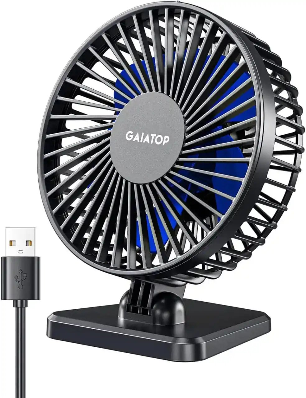 Image from ProLooterz Shopping Deals: Gaiatop Small Desk Fan, 4.5 Inch Portable 3 Speeds Wind Desktop Table ...