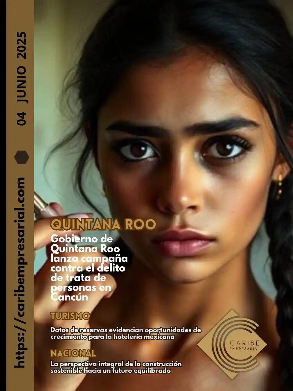 Image from Caribempresarial.com: Gobierno de Quintana Roo lanza campaña contra el delito de trata de pe...