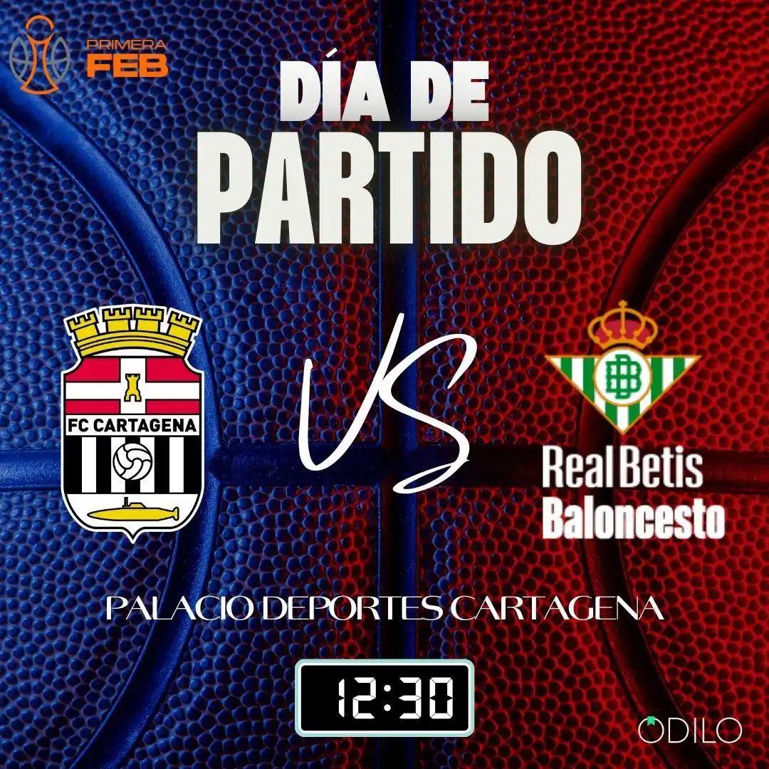 Image from Odilo FC Cartagena CB: 🏳️ ¡ HOY JUGAMOS ! 🏴 🏆 PLAYOFF ASCENSO ACB 4️⃣ Partido eliminator...
