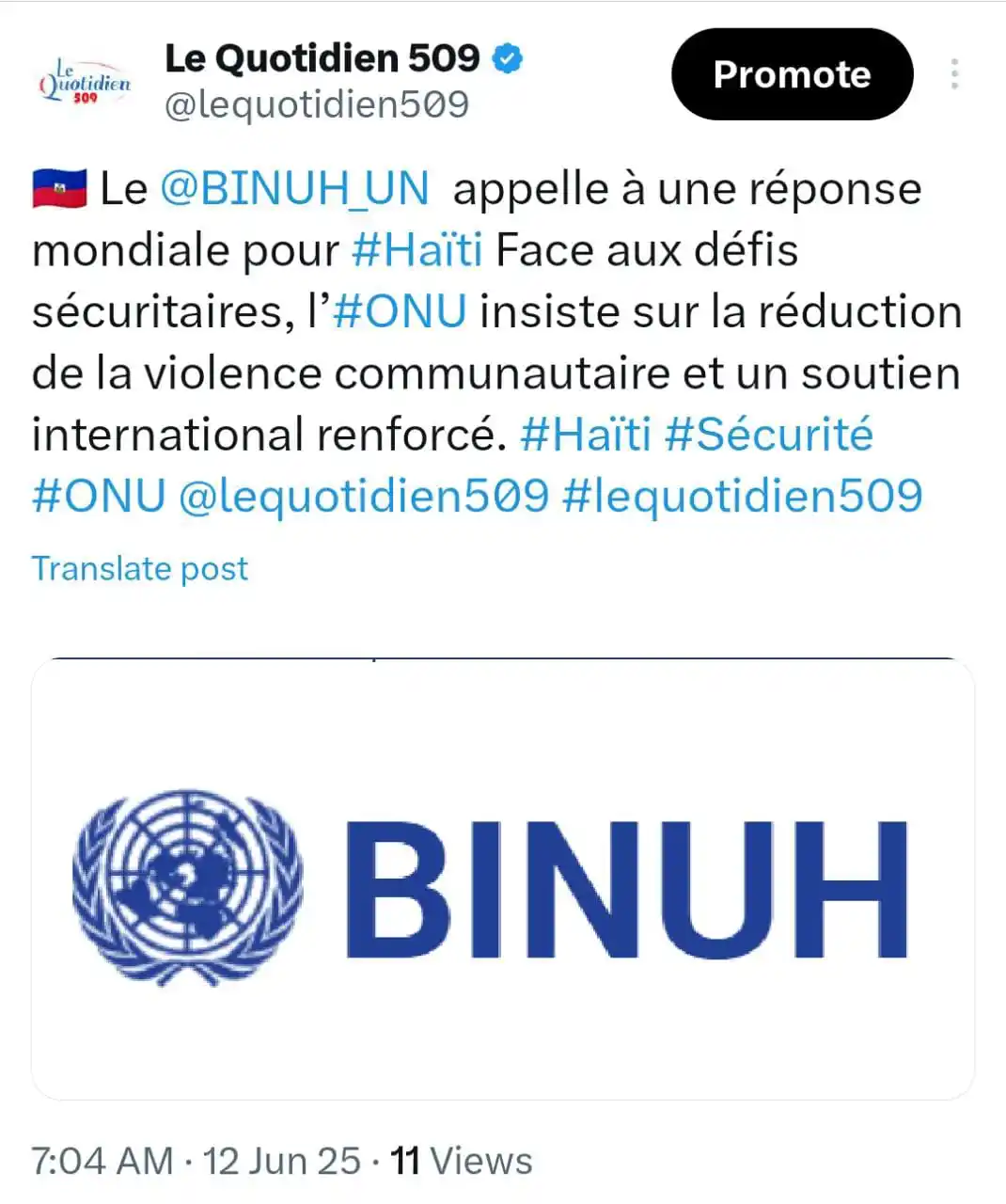 Le Quotidien 509 post