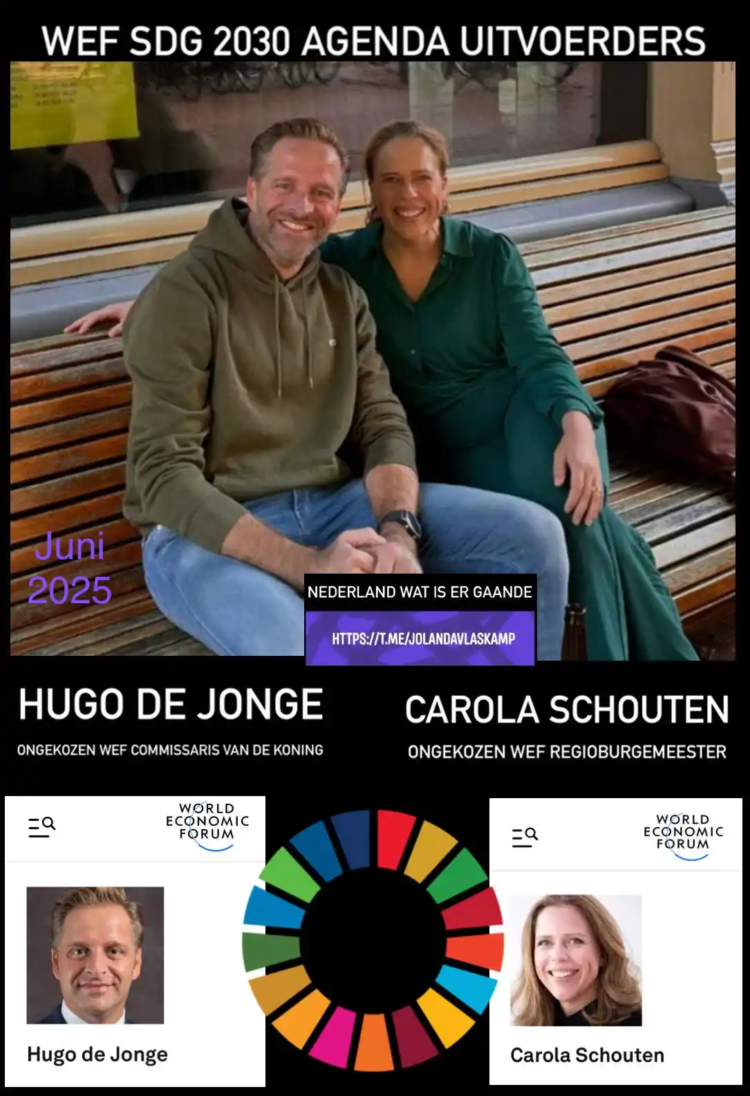 Image from Jolanda Vlaskamp : Hugo de Jonge Ongekozen WEF Commissaris van de Koning van Zeeland Ca...