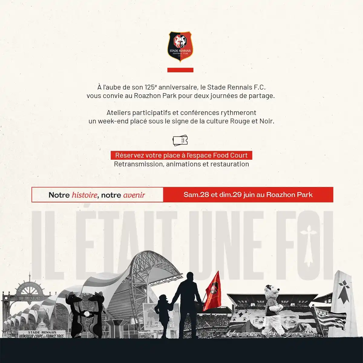 Image from Stade Rennais Football Club: 𝗜𝗹 𝗲́𝘁𝗮𝗶𝘁 𝘂𝗻𝗲 𝗳𝗼𝗶. Le Breizh Klub complet en quelques heu...