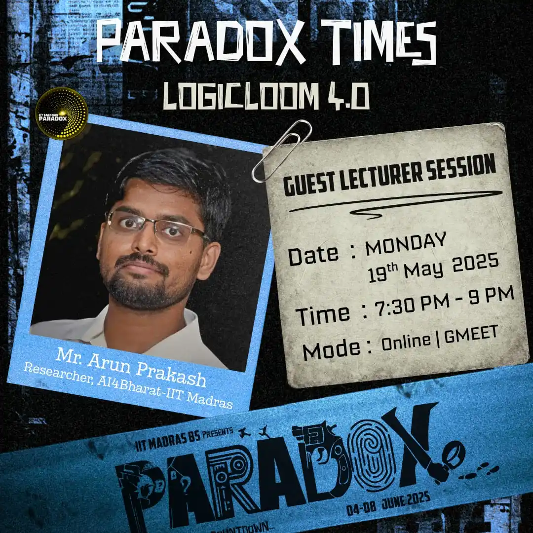 Paradox, IIT Madras post