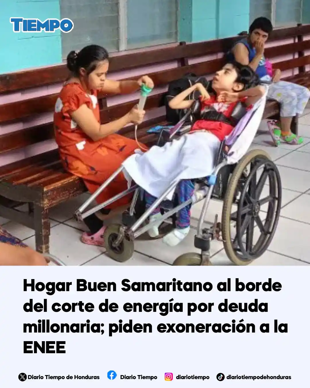 Image from Diario Tiempo : La institución, dedicada al cuidado de niños, jóvenes y adultos con co...