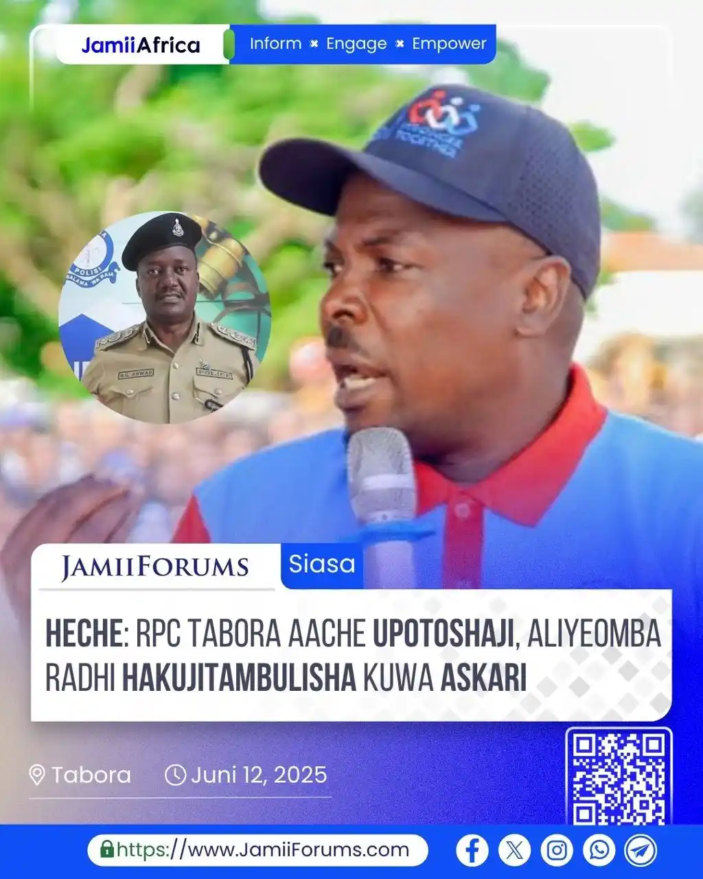 Image from JamiiForums: Makamu Mwenyekiti wa CHADEMA-Bara, John Heche amesema Mtu aliyemuomba ...