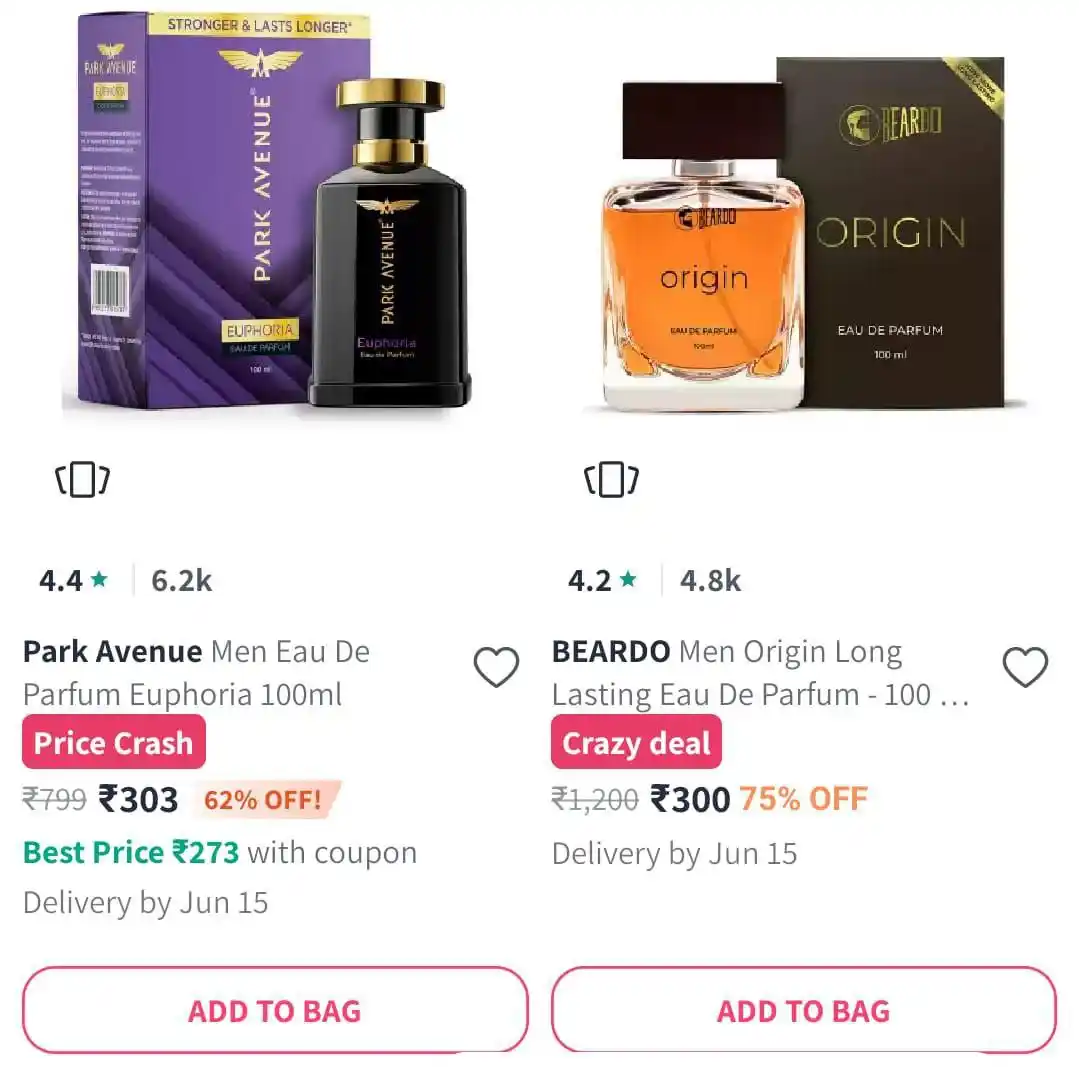 Image from ProLooterz Shopping Deals: Myntra | Wild Stone, Beardo, Park Avenue, Denver, Secret Temptation, F...