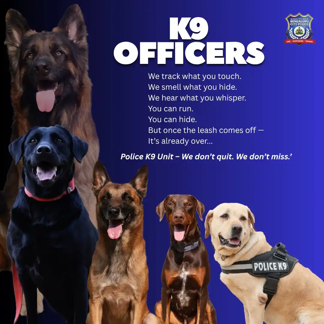 Image from Bengaluru City Police: ನೀವು ಏನನ್ನು ಸ್ಪರ್ಶಿಸಿದ್ದೀರಿ, ಏನನ್ನು ಬಚ್ಚಿಟ್ಟಿದ್ದೀರಿ, ಏನು ಪಿಸುಗುಡುತ್ತಿದ...