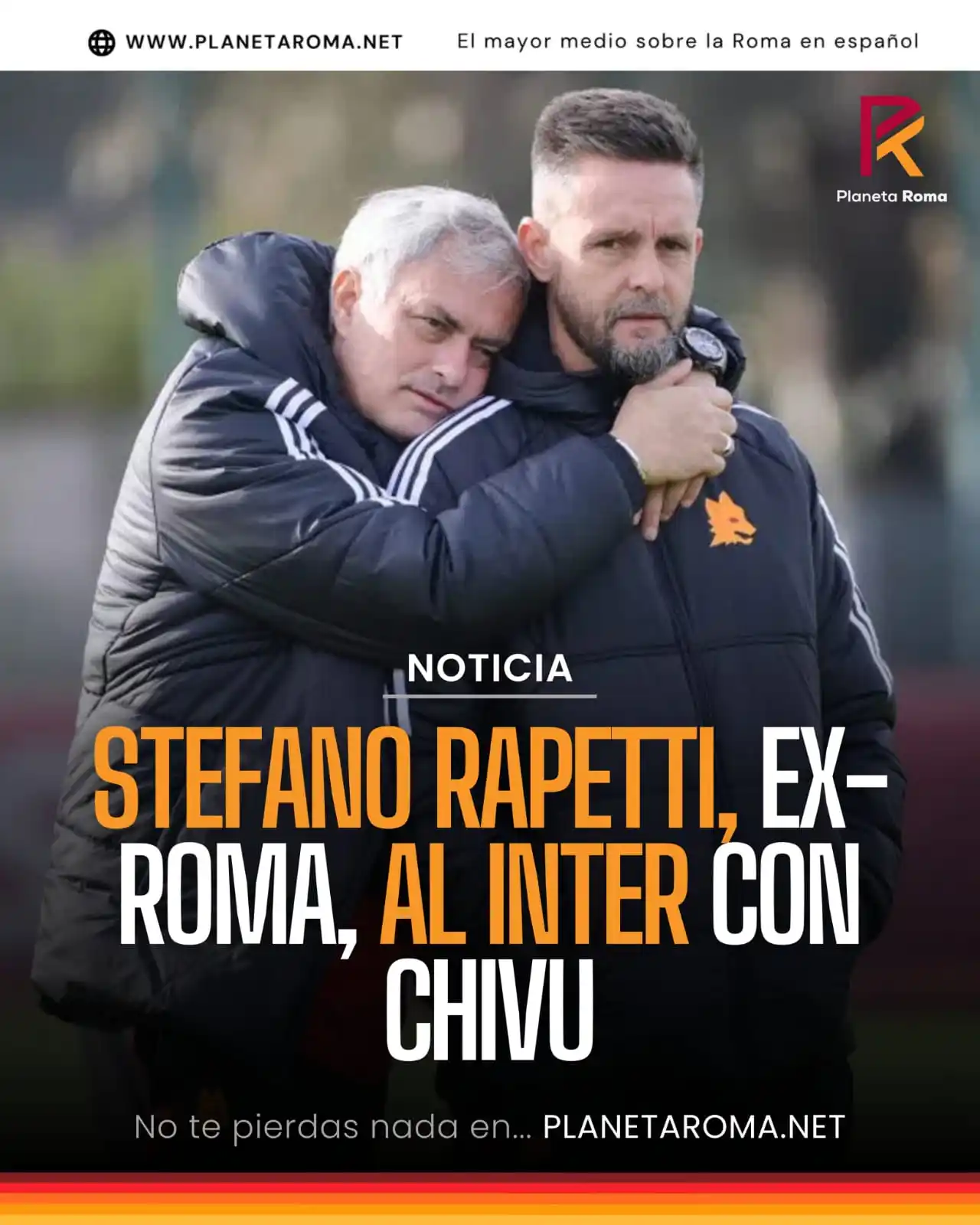 Image from Planeta Roma: 🚨 NOTICIA: Stefano Rapetti, quien fuese preparador físico en la etapa...