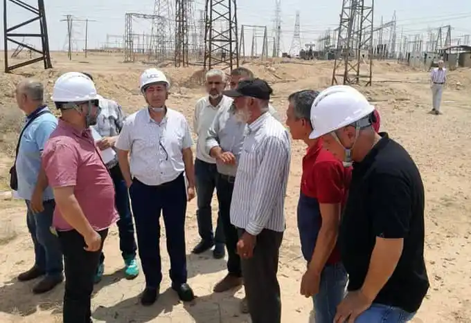 Image from الإخبارية صوت الشعب: وزير الطاقة المهندس محمد البشير: في إطار تنفيذ الاتفاقية الموقعة مع مج...