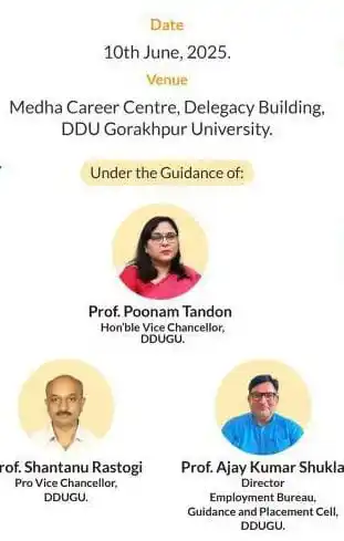 Image from DDU_GORAKHPUR UNIVERSITY PAGE: *Placement Dirve Medha CENTER DDU GORAKHPUR UNIVERSITY* *What's App ...