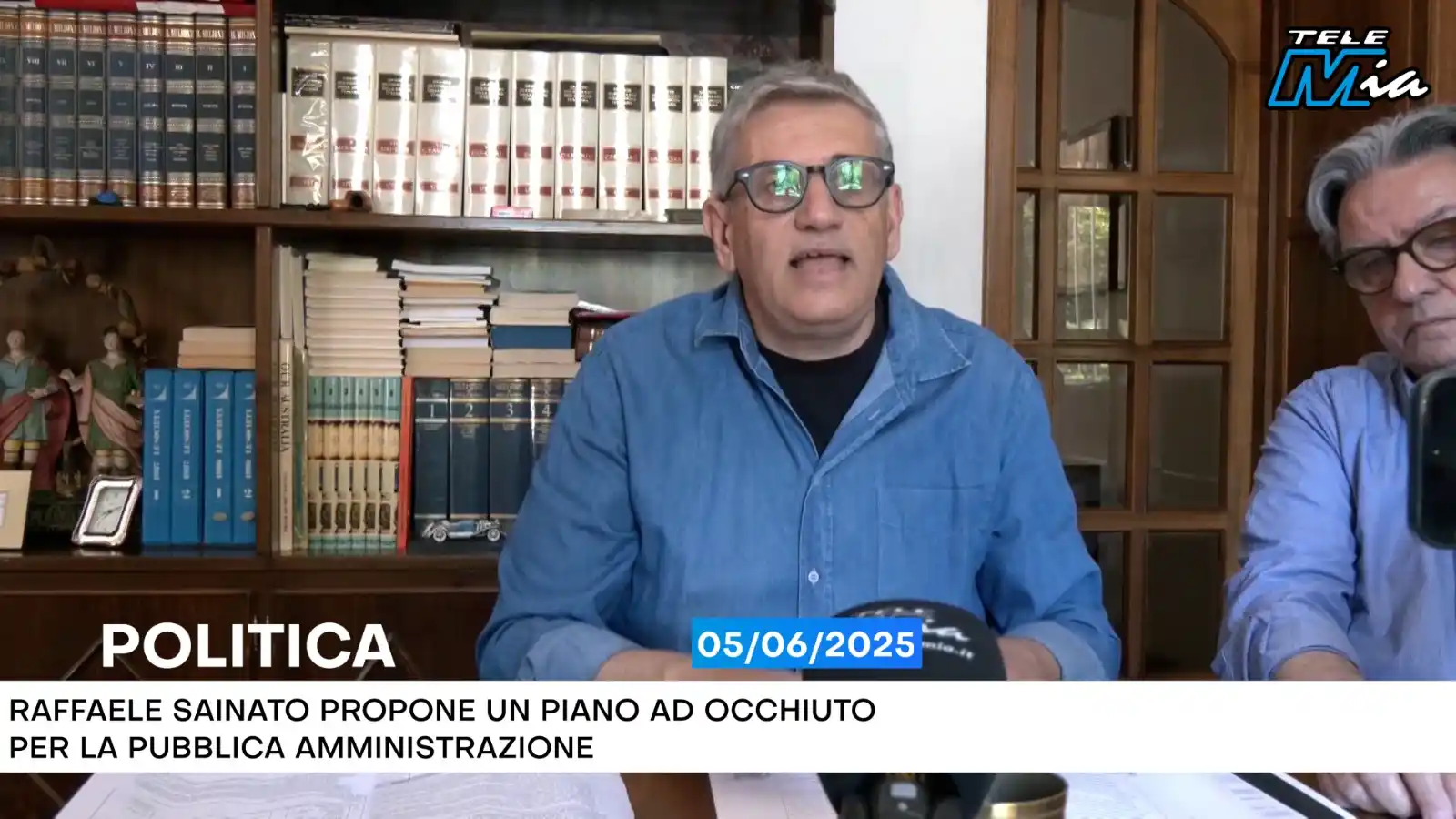 Image from Telemia: *Sainato (Azione) presenta ad Occhiuto una proposta innovativa per la ...
